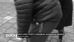 Drzý lupič z pošty v Porubě byl dopaden na nádraží