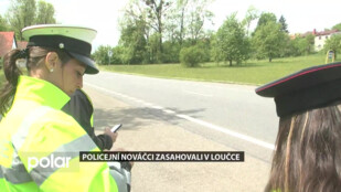 Policejní nováčci zasahovali v Loučce