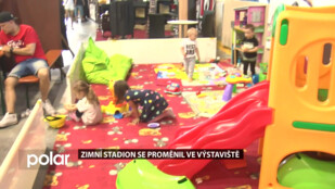 Zimní stadion se proměnil ve výstaviště