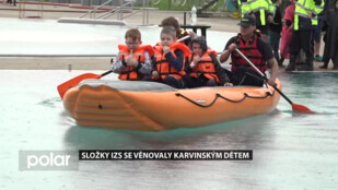 Složky IZS se věnovaly karvinským dětem