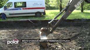 Ve Frýdku-Místku zkouší nový typ parkovacích ploch