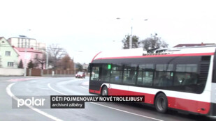 Děti pojmenovaly nové trolejbusy