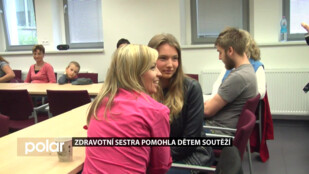 Zdravotní sestra pomohla dětem soutěží