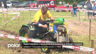 Traktoriáda v Kozlovicích pobavila stovky diváků