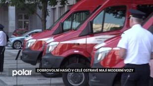 Dobrovolní hasiči v celé Ostravě mají moderní vozy