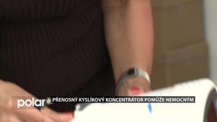 Přenosný kyslíkový koncentrátor pomůže nemocným