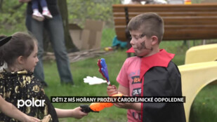 Děti z MŠ Hořany prožily čarodějnické odpoledne