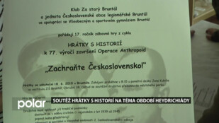 Soutěž Hrátky s historií na téma období Heydrichiády