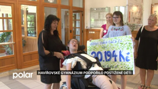 Havířovské gymnázium podpořilo postižené děti