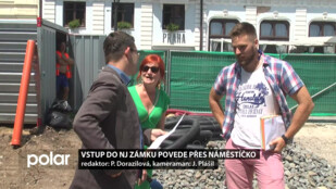 Vstup do novojičínského zámku povede přes náměstíčko