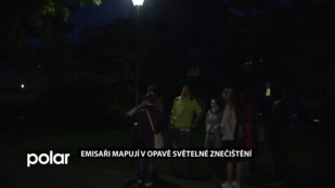 Emisaři mapují v Opavě světelné znečištění