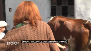 Školáci si v Bludičce vyzkoušeli práci farmářů