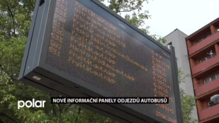 Nové informační panely odjezdů autobusů v Karviné