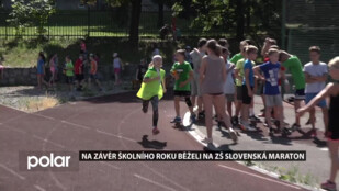 Na závěr školního roku běželi karvinští žáci maraton