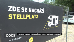 Landek park v Ostravě láká milovníky karavanů