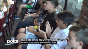 Studenti v rolích reportérů zpovídali pamětníky