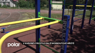 V Karviné vyrostlo další workoutové hřiště