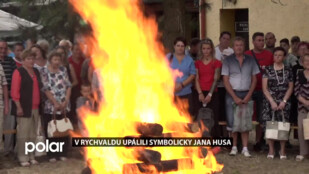 V Rychvaldu na Karvinsku upálili symbolicky Jana Husa