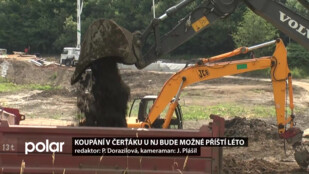 Koupání v Čerťáku u Nového Jičína bude možné příští léto