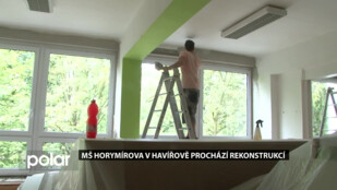 MŠ Horymírova v Havířově prochází rekonstrukcí