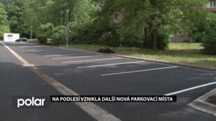 Na Podlesí vznikla další nová parkovací místa