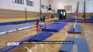 Oddíl gymnastiky funguje v Karviné už 50 let, jeho zakladatelka je v něm stále aktivní