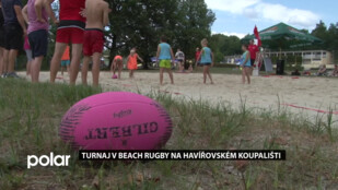 Rugby trochu jinak,  tentokrát na koupališti a v písku