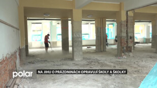 Rekonstrukce školských zařízení na Jihu: ne všechny se stihnou do začátku školního roku