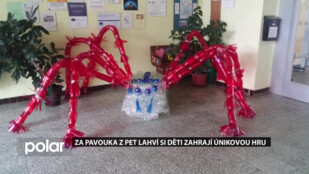 Za pavouka z PET lahví si děti zahrají únikovou hru