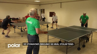 Ve stonavské zbrojnici se hrál stolní tenis