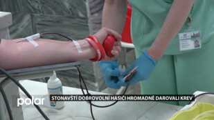 Stonavští dobrovolní hasiči hromadně darovali krev