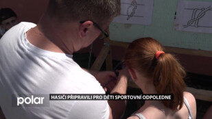 Hasiči připravili pro děti sportovní odpoledne