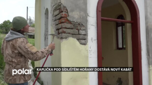 Kaplička pod sídlištěm Hořany dostává nový kabát