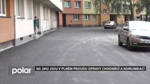 Rozbité chodníky v Ostravě Jihu  procházejí rekonstrukcí. Víme, které už září novotou