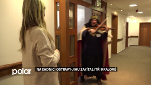 Na radnici Ostravy-Jihu zavítali Tři králové