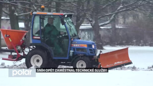 Sníh opět zaměstnal Technické služby