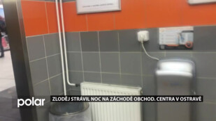 Trpělivý zloděj přečkal noc na WC v obchodním centru. Přišli na něj, ale stihl utéct