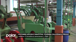 Potomek Hückelů navštívil továrnu svých předků, výrobu si pamatuje z dětství