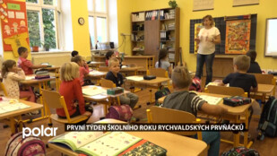První týden ve škole: prvňáčci z Rychvaldu jsou nadšení