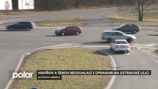 ŘSD chce kvůli bezpečnosti zamezit odbočování na Ostravské ulici. Havířov i Šenov jsou proti