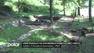 Záchrana unikátního lesního divadla v Novém Jičíně. Rozpadalo se, naštěstí jeho osud nebyl místním lhostejný