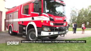 Dárek jako hrom. Dobrovolní hasiči z Karviné-Hranic dostali k devadesátinám auto