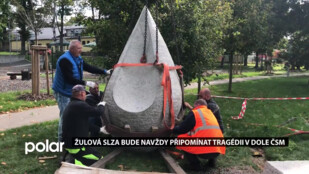 Žulová slza bude navždy připomínat tragédii v podzemí dolu ČSM, pietní místo bude v centru Stonavy