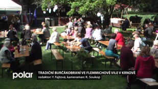 Tradiční burčákobraní ve Flemmichově vile v Krnově. Kvalitní pití i skvělá muzika