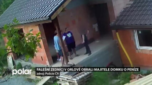 Falešní zedníci shrábli zálohu a už se neukázali. Pátrá po nich orlovská kriminálka