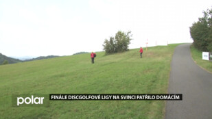 Finále discgolfové ligy na Svinci patřilo domácím, posbírali zlato a stříbro