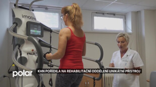 KHN pořídila na rehabilitační oddělení unikátní přístroj