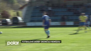 Fotbalové derby skončilo remízou, diváci ovšem viděli ukázkový zápas