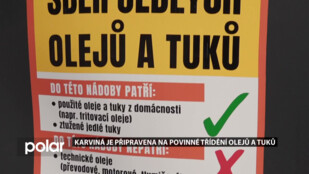 Karviná nakoupila nádoby na zákonem povinný sběr olejů a tuků za vlastní peníze