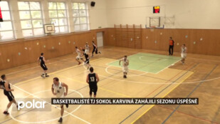 Basketbalisté TJ Sokol Karviná zahájili sezonu úspěšně